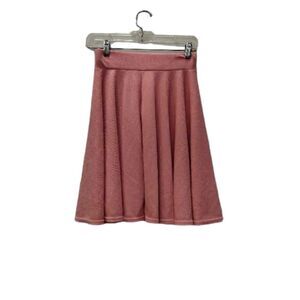 Urban Coco pink flare textured midi skirt‎